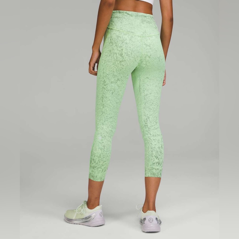 Lululemon Base Pace High-Rise Tight 25" City Grit Green Multi RARE‎•NWOT•10 - Picture 4 of 16